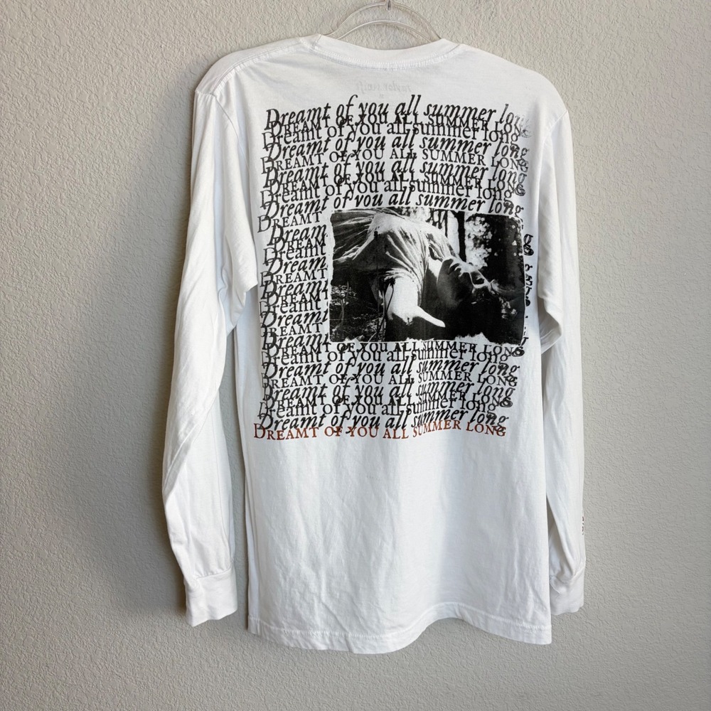 Taylor Swift Folklore Betty Long Sleeve White T-Shirt Dreamt Of You All Summer M